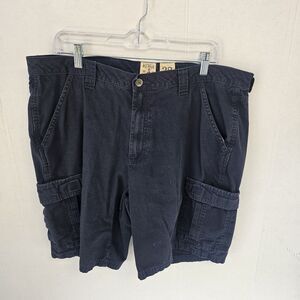 Redhead Men Cargo Utility Shorts Size 38 Navy Work Hiking Athleisure Casual L194